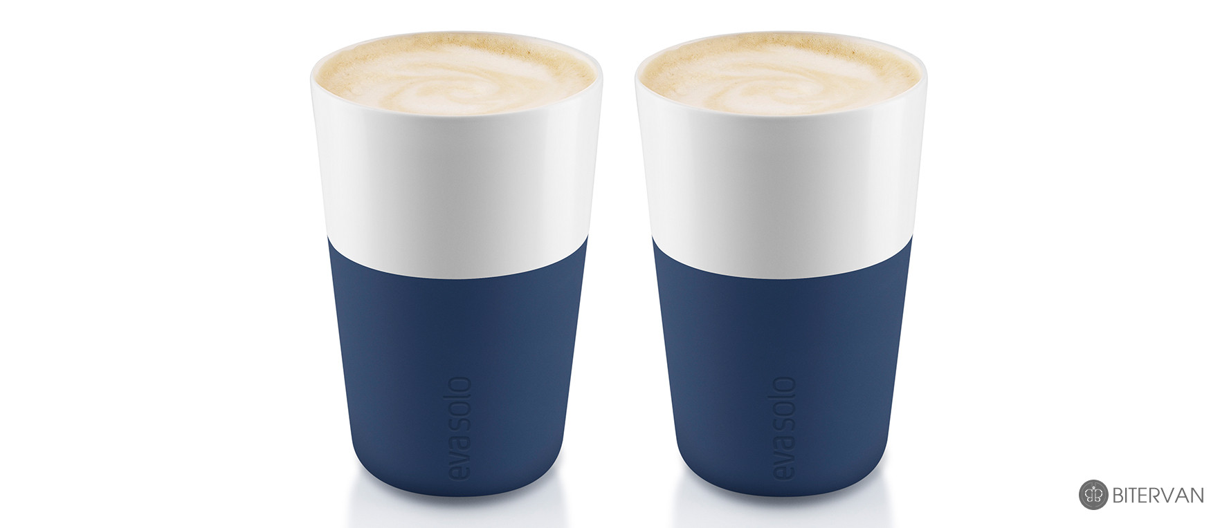 eva solo, cafe latte tumbler, 2 pcs, Navy Blue, 360 ml