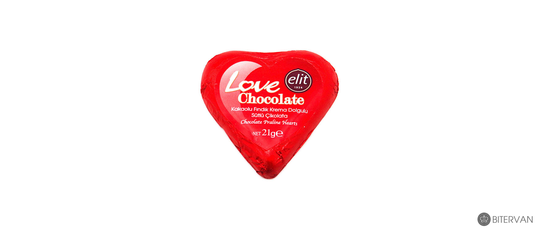 Elit Chocolate Praline Hearts- Love Chocolate- 21 gr