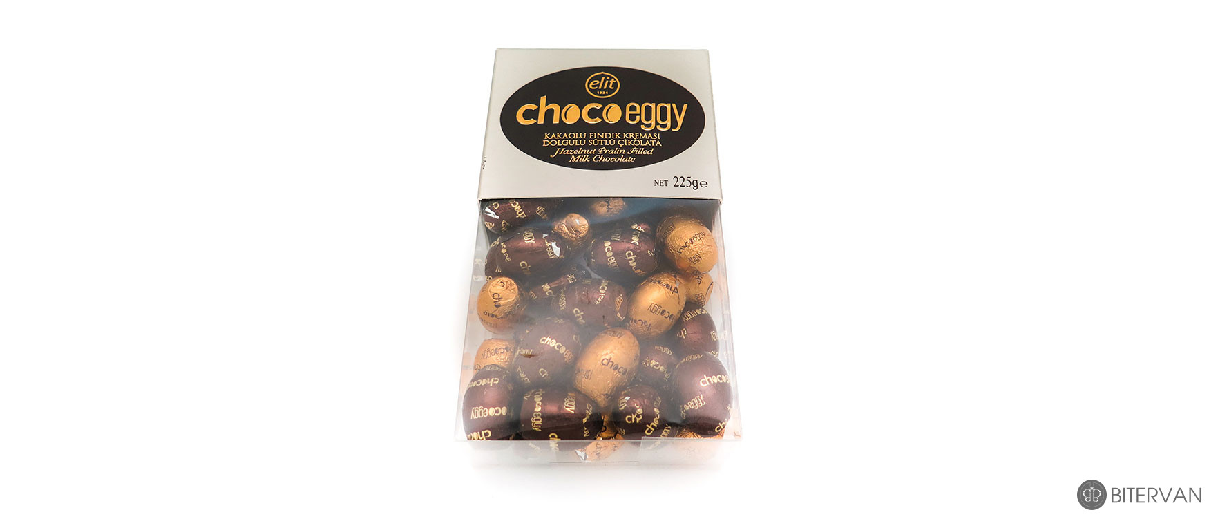 Elit Choco eggy Hazelnut Pralin Filled- Milk Chocolate- 225 gr