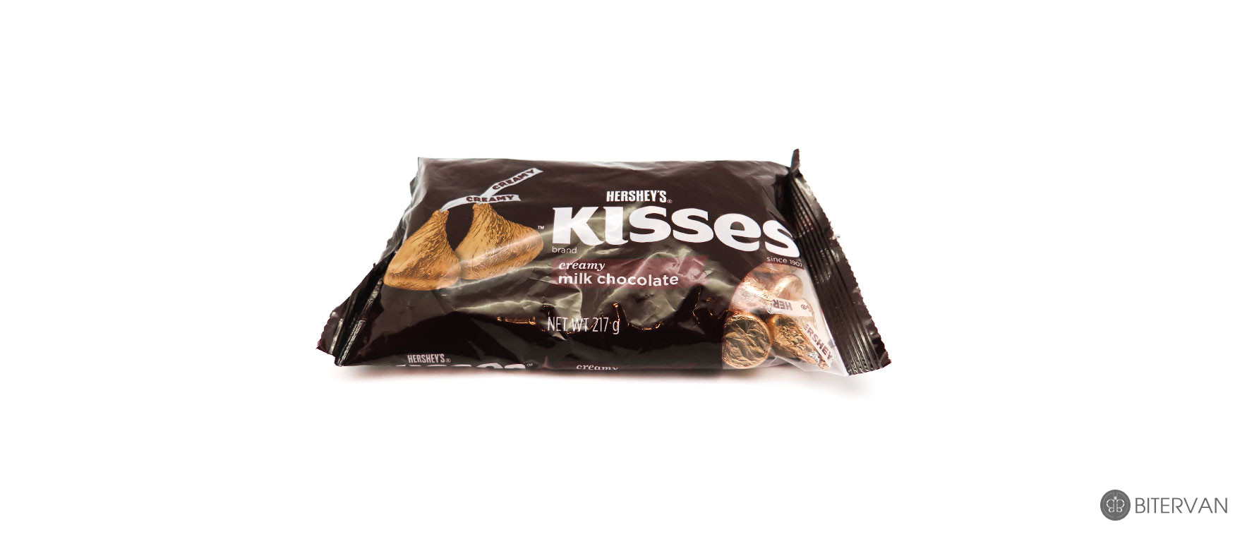 KISSES creamy milk chocolate- 217 gr