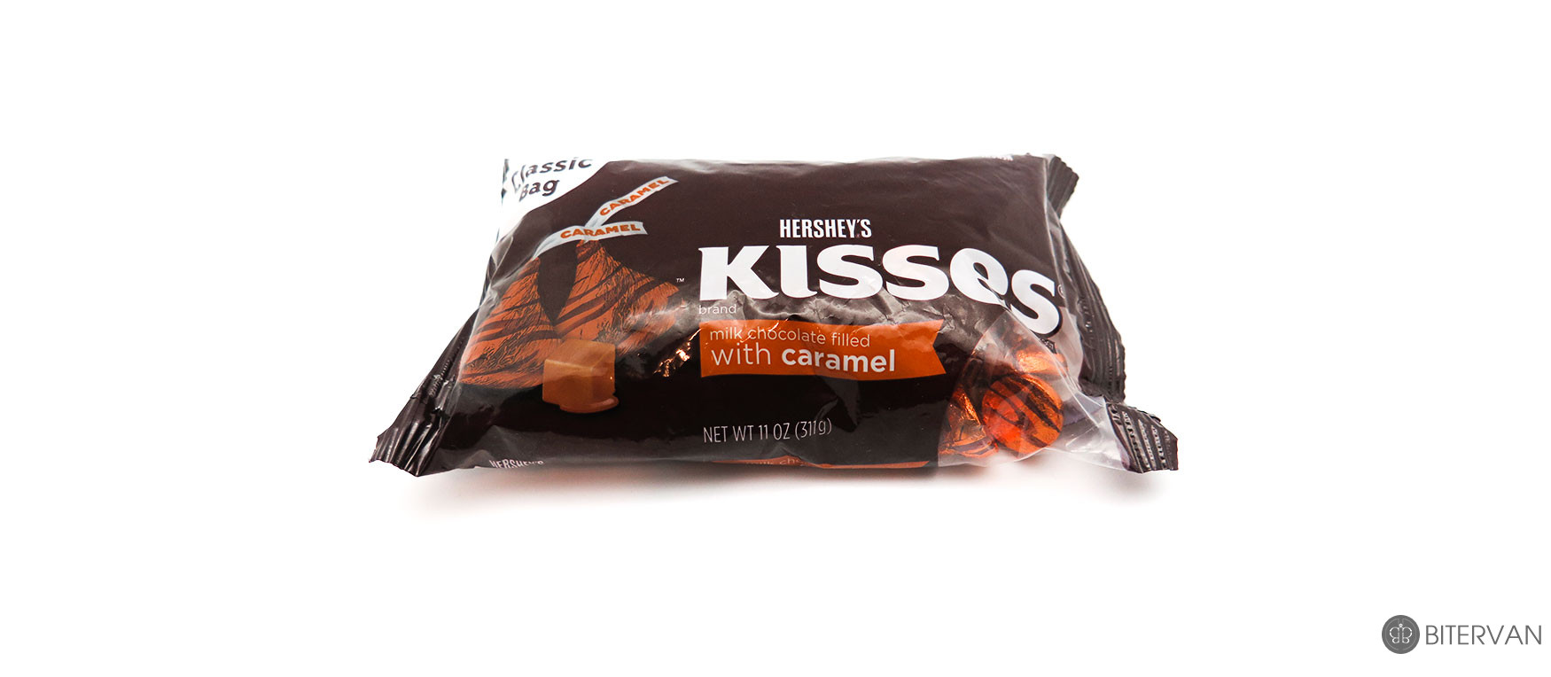 KISSES milk chocolate filled with caramel- 311 gr