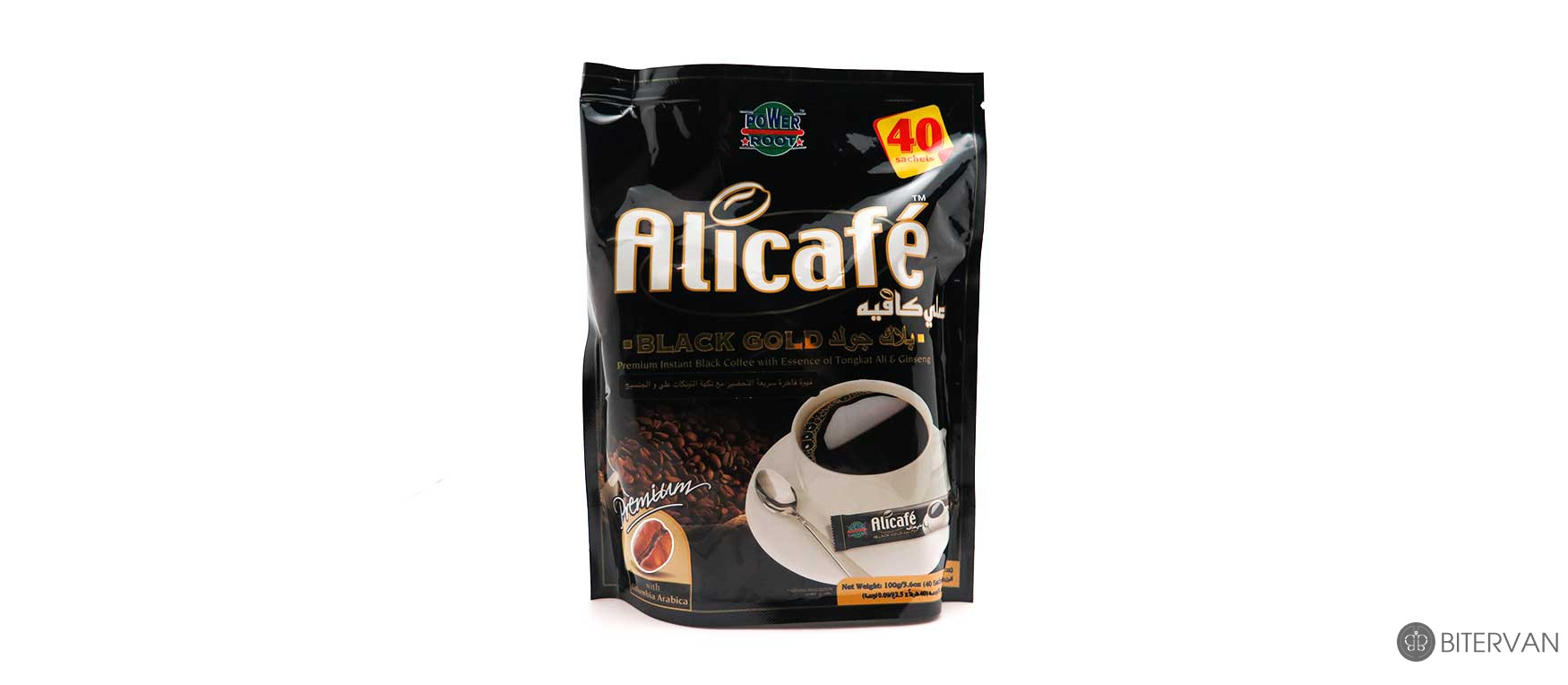 Alicafe BLACK GOLD with columbia Arabica- 40 sachets