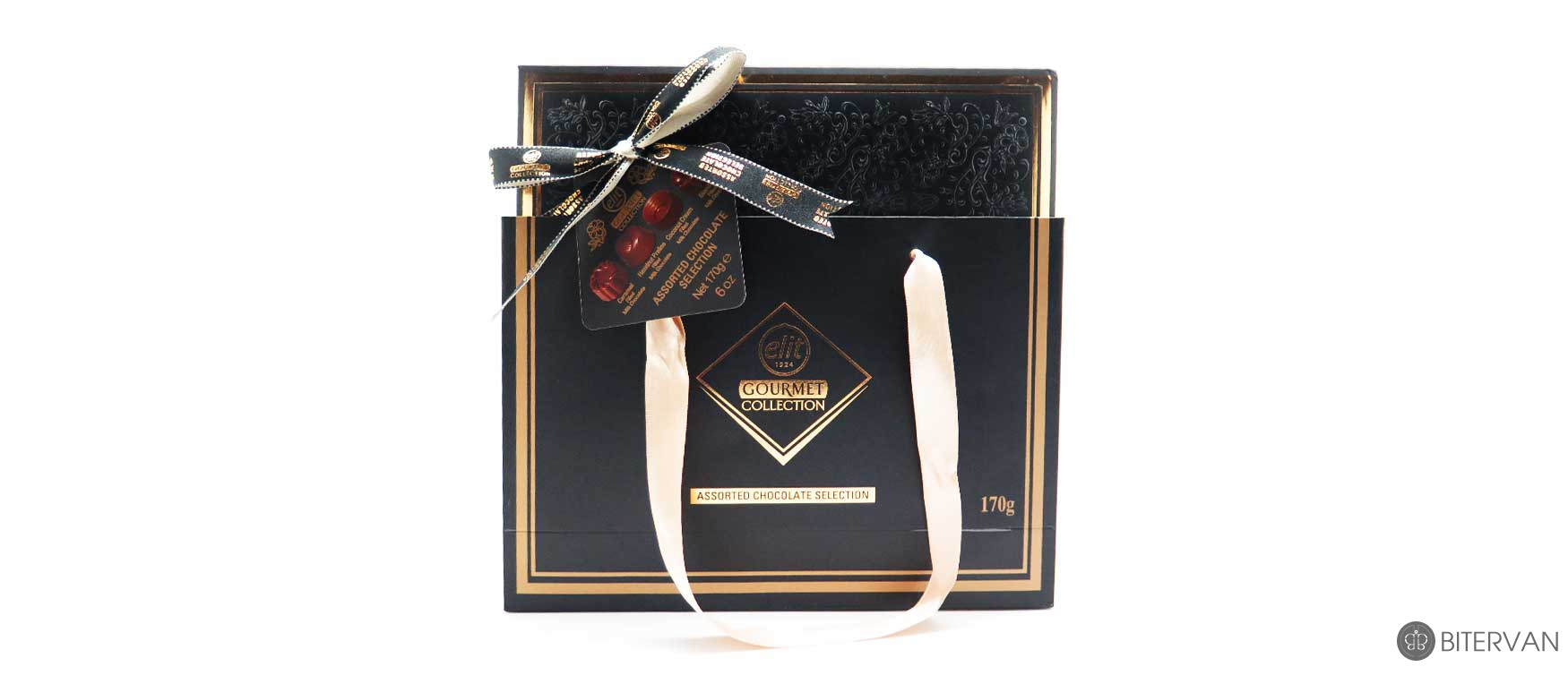Elit Assorted Chocolate Selection- Gourmet Collection- Black 170 gr