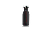 eva solo, fridge carafe with neoprene cover, black/red, 1.0 l